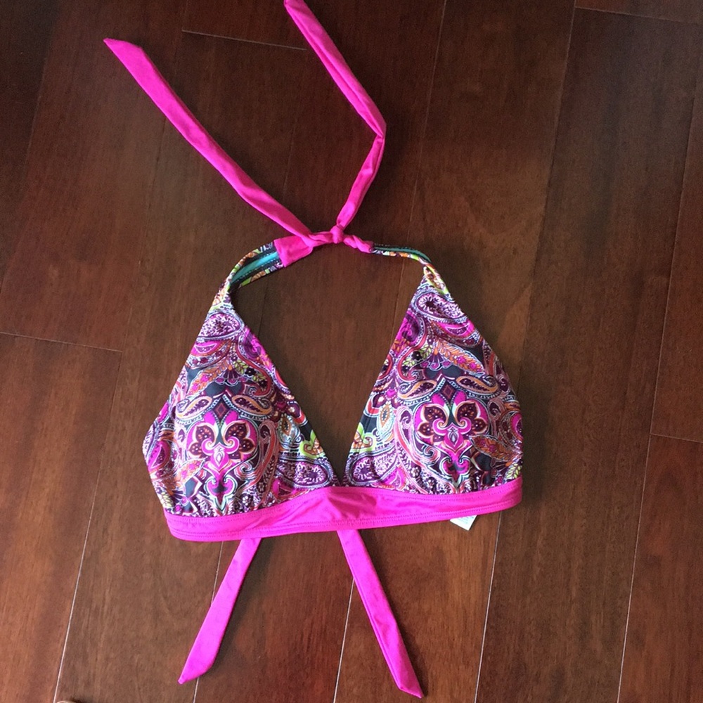 Athleta halter bikini top L in great condition